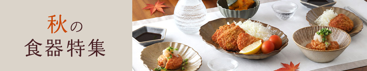 秋の食器特集
