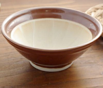 【茶】Ａ級品すり鉢（7寸）