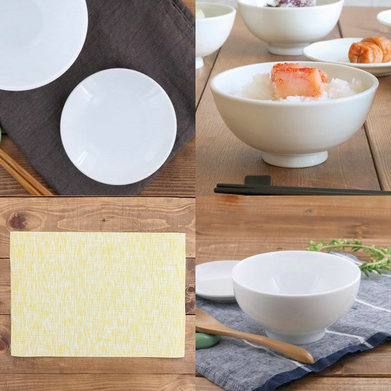 未使用　 小皿　食器セット (4個セット)　白色 白い食器が10種類4つずつ入ったとってもお得なセットです！