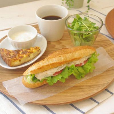 木製 33.5cm丸トレー