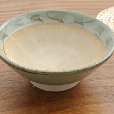 【唐草】貫入 高田焼すり鉢 6寸