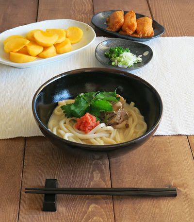 おもてなしにも最適な麺鉢！ゆず天目が高級感漂うさぬき丼ぶり（大）