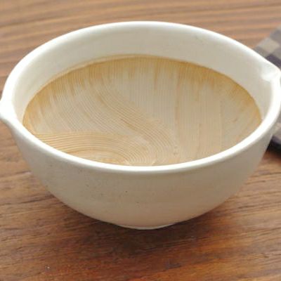 波紋丸すり鉢＜白マット＞