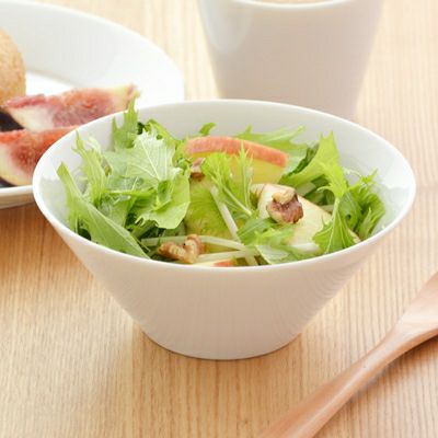 Style（スタイル） 台形サラダボウル クリアホワイト