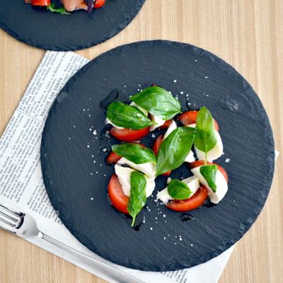 ラウンド スレートプレート 25cm