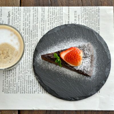 ラウンド スレートプレート 15cm