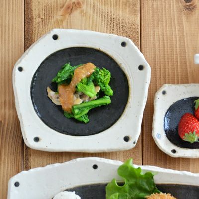 変形取り皿 和黒 （アウトレット込み）