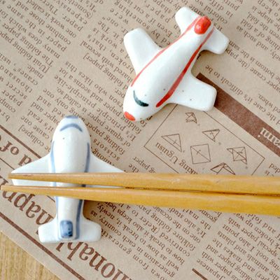 手造り箸置き ひこうき