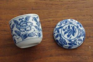 送料無料】お得！！美濃焼（日本製）で牡丹柄の茶碗蒸し5点セット！