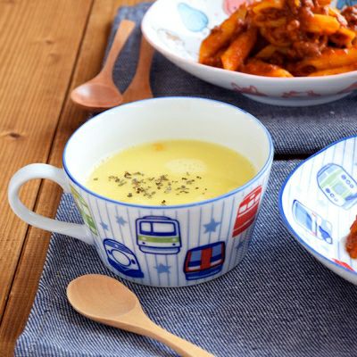 スープカップ 電車大好き 男の子用