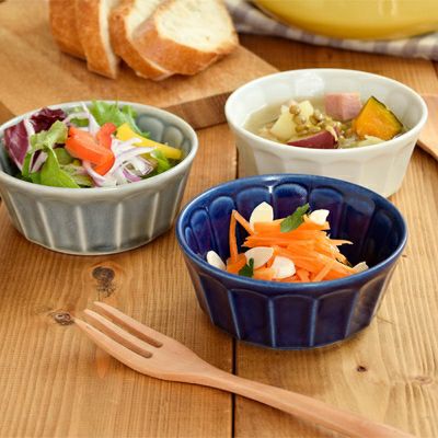 しのぎ お花のボウル 小 11.5cm