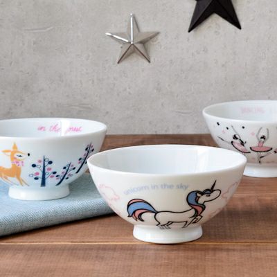 こども茶碗 女の子用 TOTOY