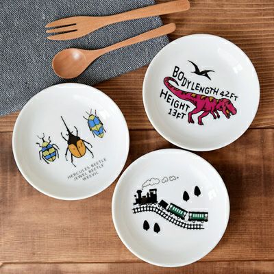 こども小皿 軽量 12cm 男の子用 TOTOY