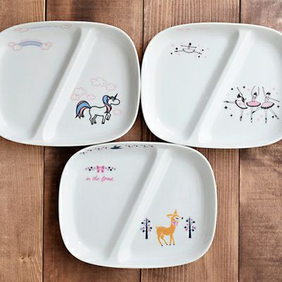 お子様ランチプレート 女の子用 TOTOY