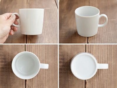 CAFEプレート22cm＋マグカップのセット。モーニングプレート、ケーキ皿