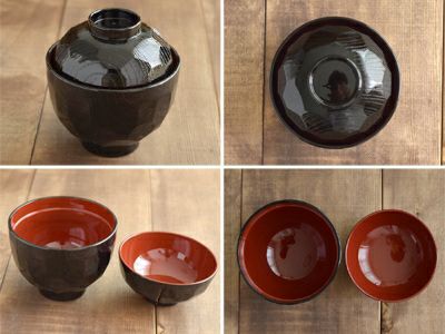 伝統模様の亀甲が人気な汁椀。蓋付きで来客時の、みそ汁、お吸い物にも