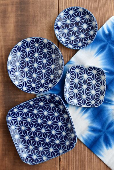 和の伝統模様がおしゃれな丸皿タイプの中皿。取り皿などに使える人気の