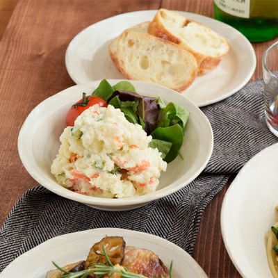 表情のある渦模様がポイント。シンプルで使いやすい和食器シリーズ。