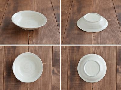 表情のある渦模様がポイント。シンプルで使いやすい和食器シリーズ。