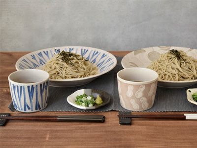 人気の実りシリーズのそば猪口。茶碗蒸しやプリンカップ、ドリンク