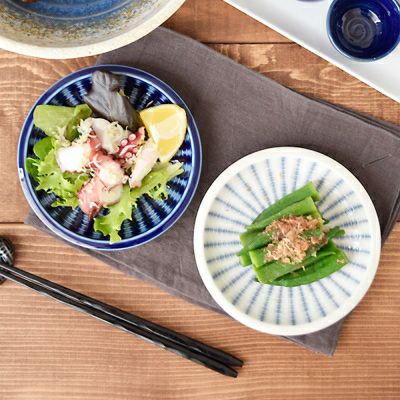 小皿 青十草 14cm 和食器