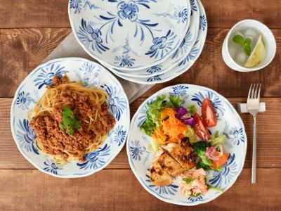 クラシカルなお花のパスタ皿5枚セット！