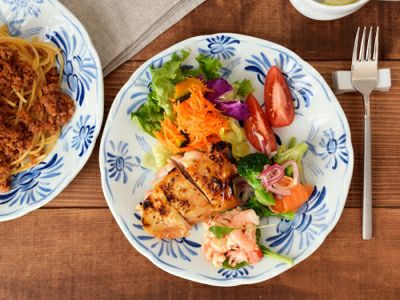 クラシカルなお花のパスタ皿5枚セット！