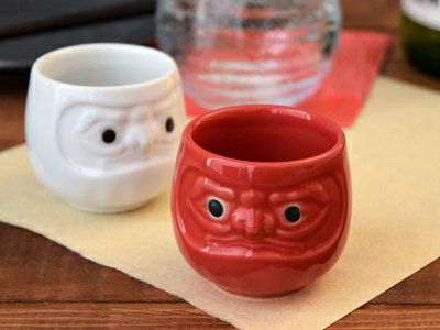 だるまの表情にほっこり。