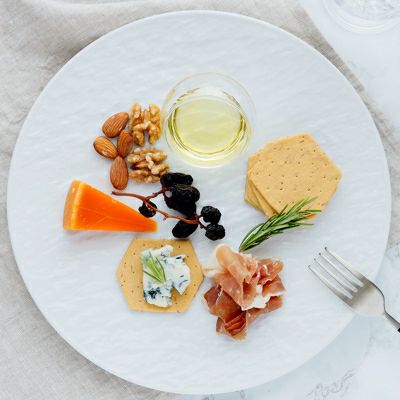 プレート 27cm スレート調 ホワイト