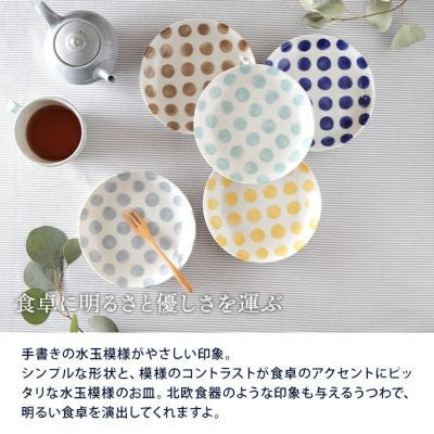 中皿 16.5cm KatoKato 水玉のお皿