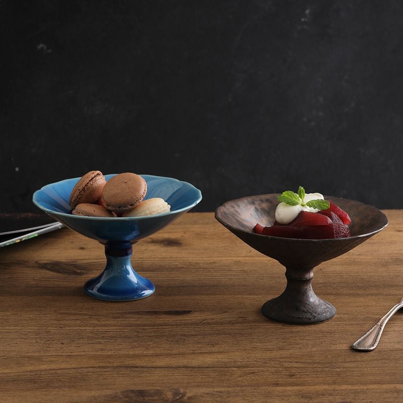 19世紀　ヴェネチア　コンポート　特大品　タトチ　東さ8-0107④ コンポート 12.5cm 凛 | EAST table