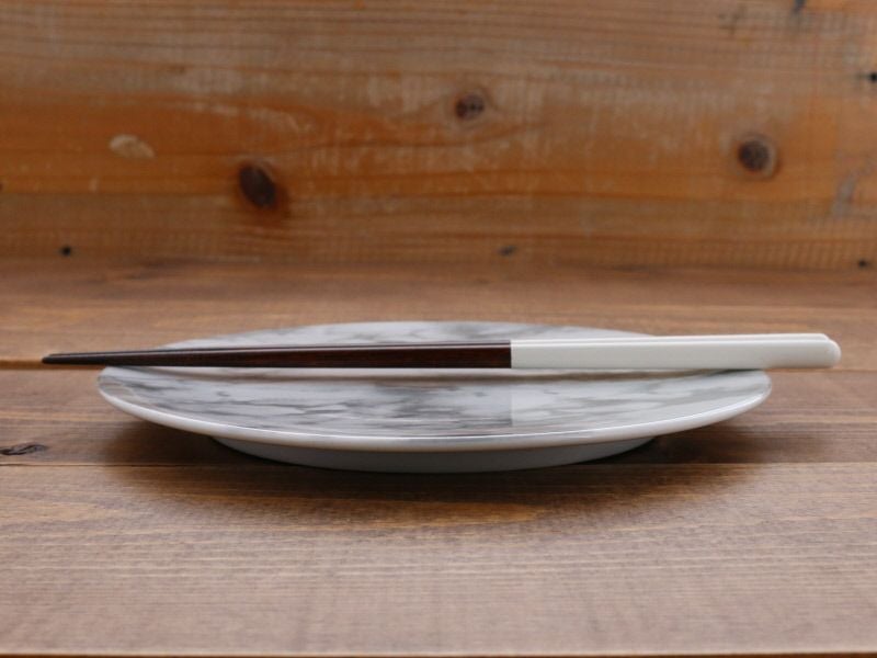 フラットプレート 19cm 大理石調マーブル | EAST table