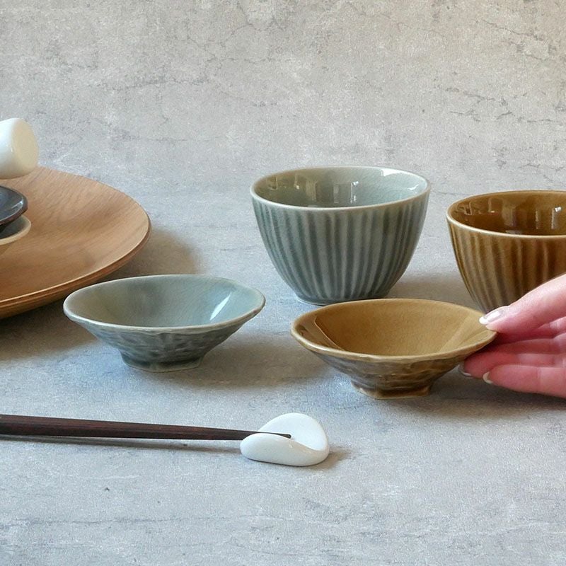 朝食に使いたい、日々にちにちシリーズのペア食器セット。