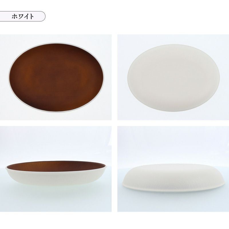 食卓が華やぐ、カラフルなオーバルプレート。