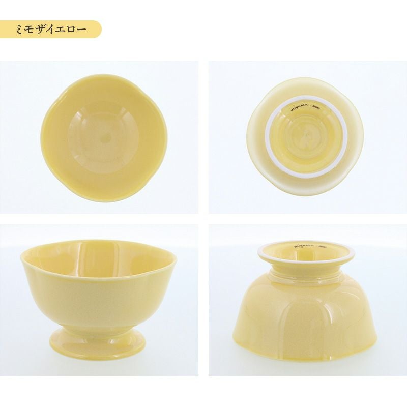 カフェ気分が楽しめる、爽やかカラーのボウル。