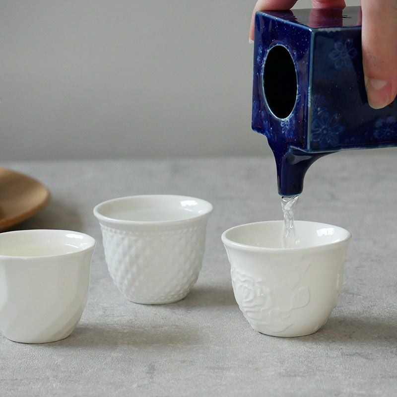 日本酒を楽しむ、シンプルな酒器5点セット