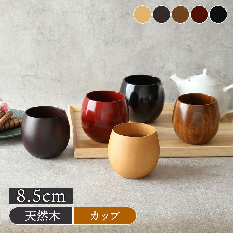 たまご型カップ 木製 8.5cm