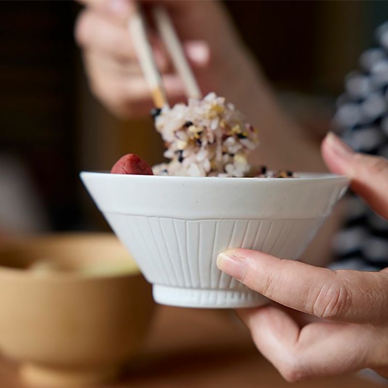 カフェ風。ナチュラルな雰囲気のごはん茶碗。