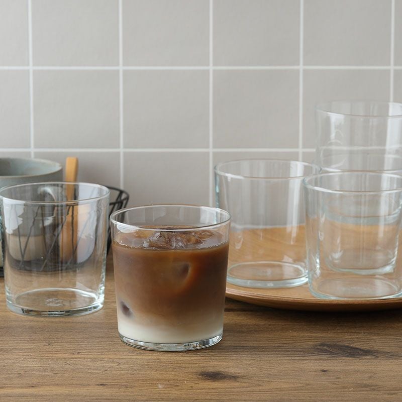 カフェ風、おしゃれなシンプルグラス6点セット