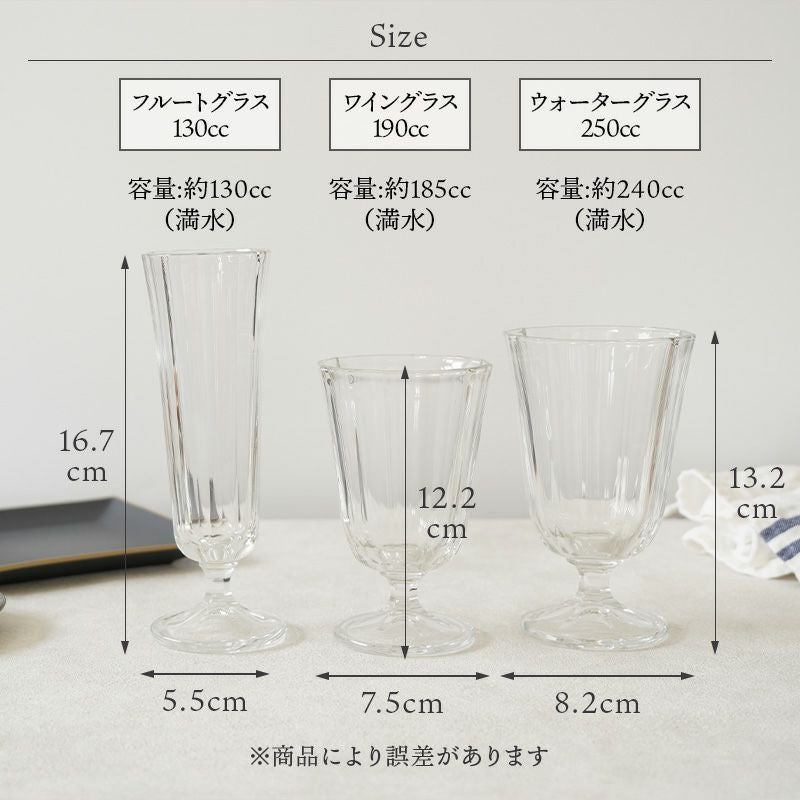 特別な日から普段使いまで活躍できる足付きグラス