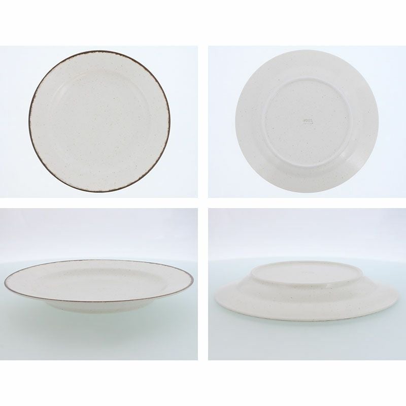 リムプレートL24.5cmNoixノワプレートお皿皿食器大皿ディナープレートワンプレート盛り皿パスタ皿主菜皿サラダ皿デザート皿