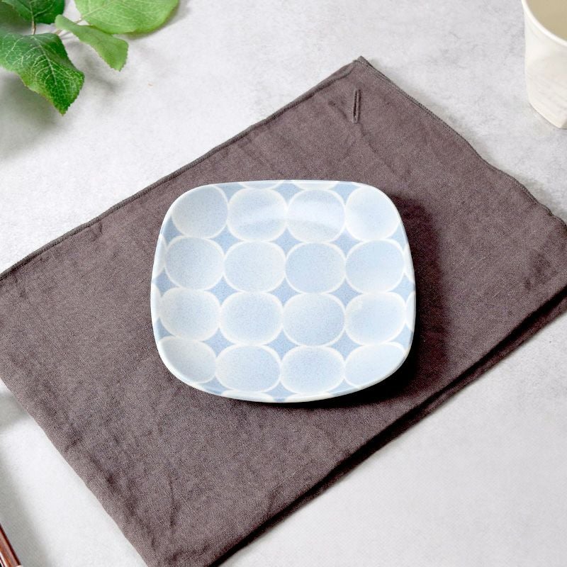 プレート 12.5cm アクア・セル 丸角型