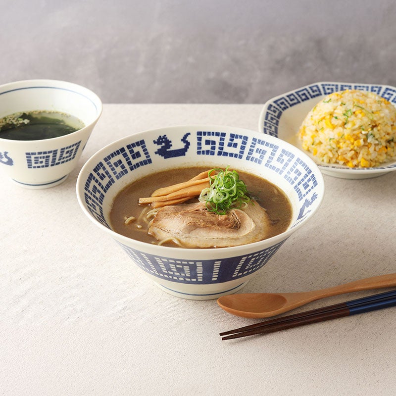 中華柄がかわいいラーメンどんぶり