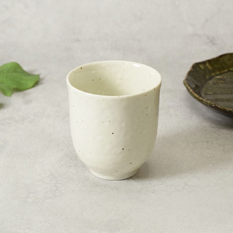 長湯呑 225cc 粉引 訳あり・アウトレット