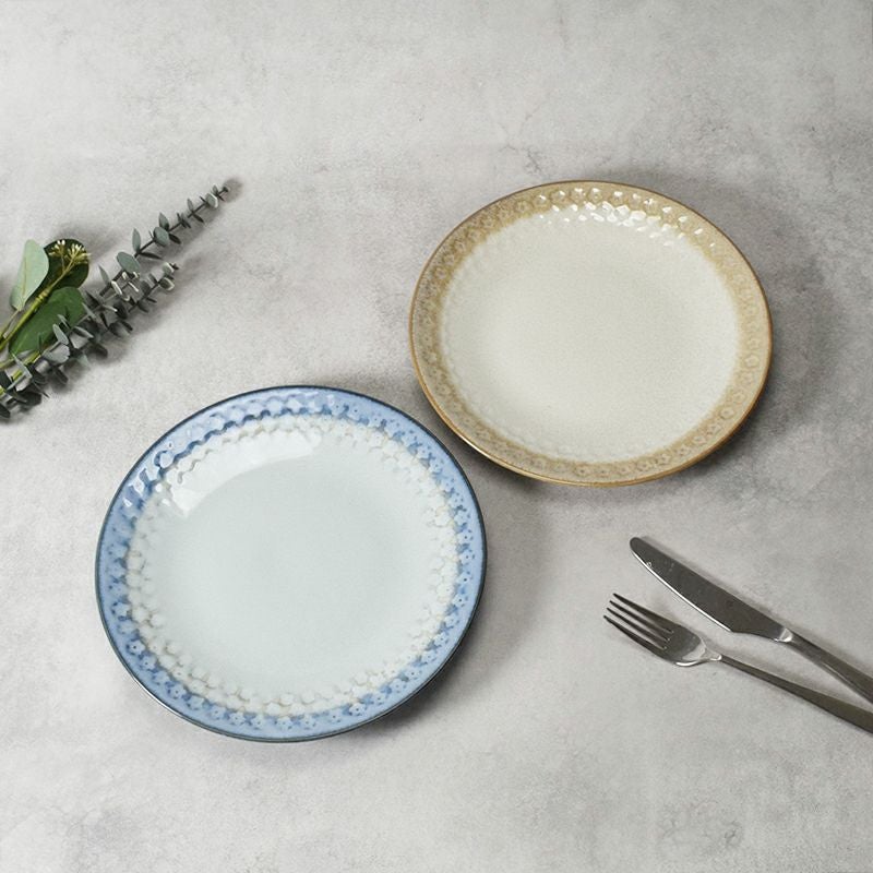 大皿 25.5cm スモークリース 印花型