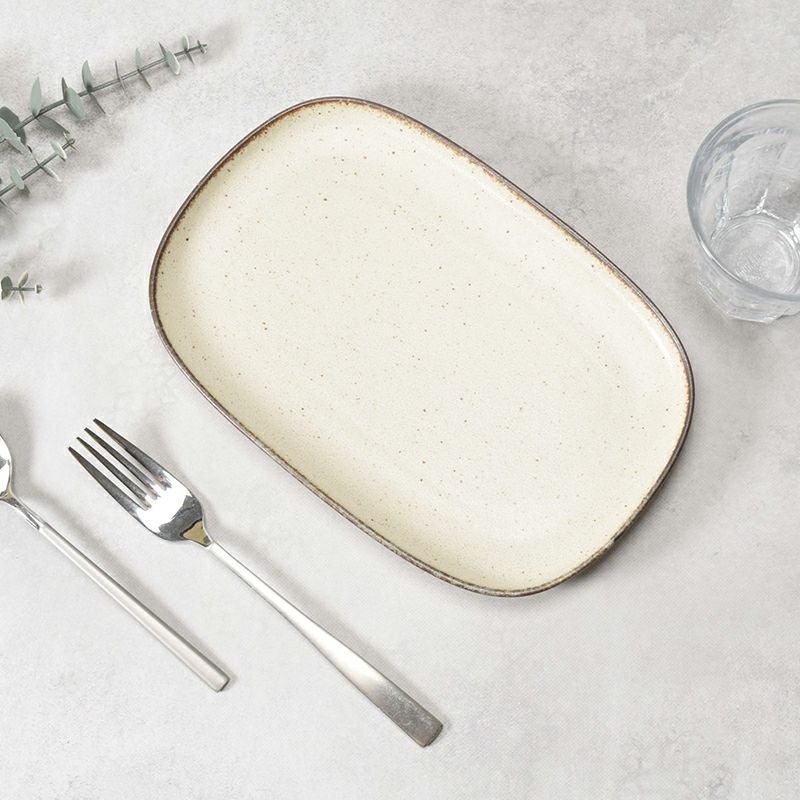 変形皿 24cm Creteクレタ