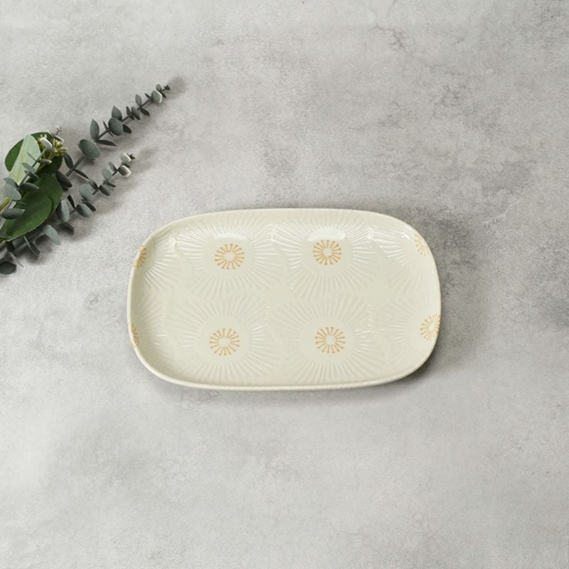 変形皿 24cm ピュアハート