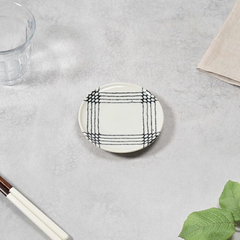 小皿 11cm ブラックスクエア