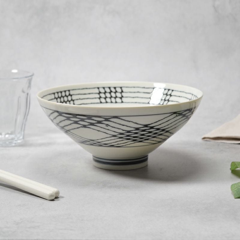 丼ぶり 19cm ブラックスクエア