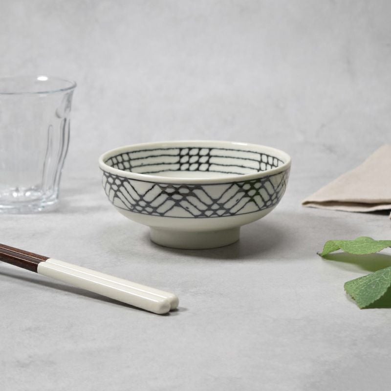 中鉢 12.5cm ブラックスクエア